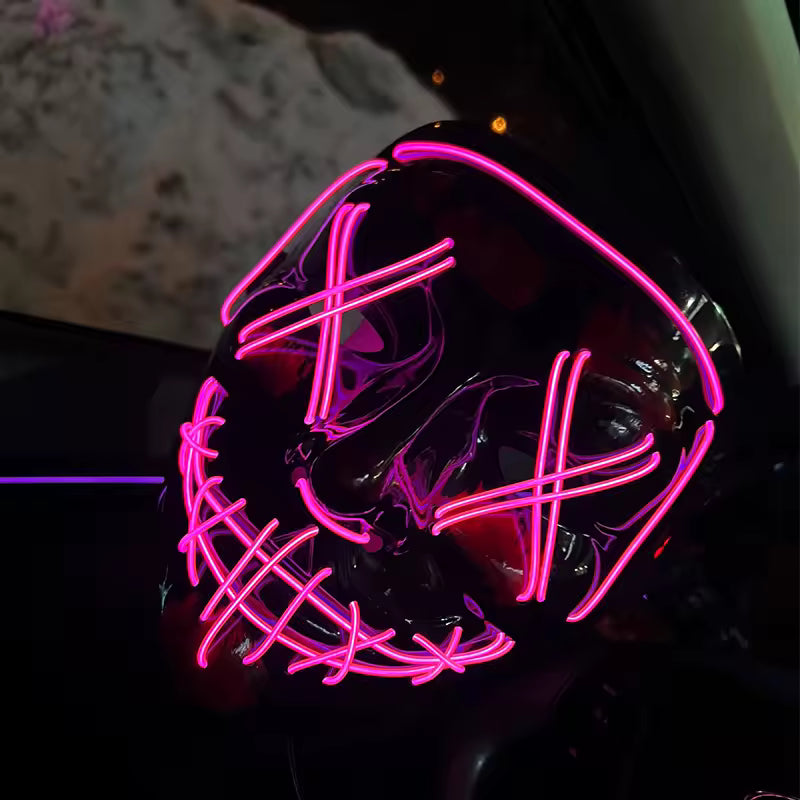 Masque LED Halloween et soirée masquées